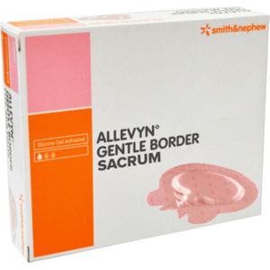 Allevyn Gentle Border Sacrum Schuimverband 23 x 21,6 cm 10 stuks