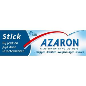 Azaron Stick - Tegen jeuk en pijn door insectensteken, zoals bijen, mieren en door de processierups