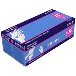 Klinion Nitril Onderzoekshandschoenen Poedervrij Wit 150 st.