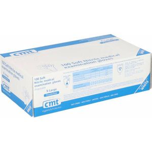 Soft Nitril Handschoenen Poedervrij Wit 100 stuks
