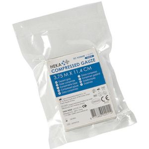 NAR - Gecomprimeerd Gaas - Steriel - 100% Katoen - 6-laags - 4.5" x 4.1 yd