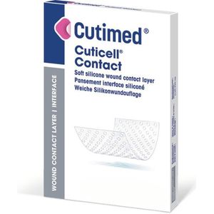 Cuticell Contact siliconen wondlaag 15 x 25 cm 5 stuks
