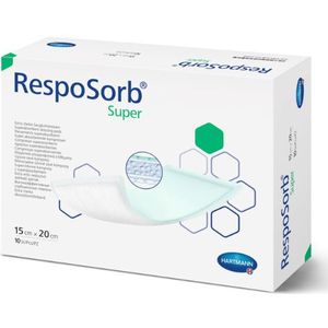 Resposorb Super Absorberend verband 15 x 20 cm 10 stuks