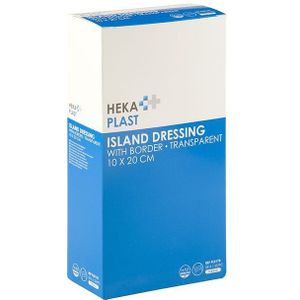 HEKA plast border transparant 10 x 20 cm steriel 25St.
