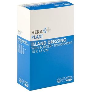 HEKA plast border transparant 10 x 15 cm steriel 25St.