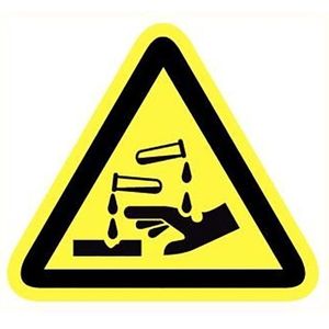 Bijtende stoffen harde plaat 20cm