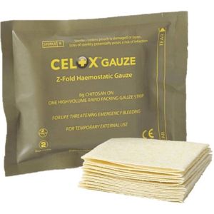 Celox Gauze Z-fold hemostatisch gaas