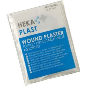HEKA Pleisterstrips HACCP textiel assortiment 15 stuks