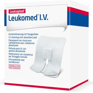 Leukomed IV - Infuuspleisters - 6 x 8 cm - 50 Stuks - Huidvriendelijk