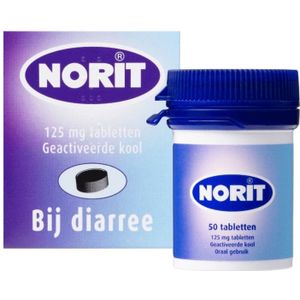 Norit 125 mg 50 tabletten