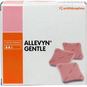 Allevyn Gentle Schuimverband 5 x 5 cm 10 stuks