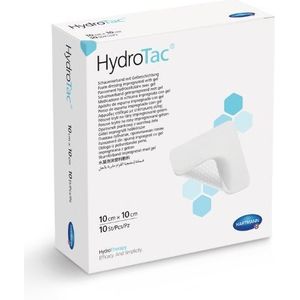HydroTac Schuimverband steriel 10 x 10 cm 3 stuks