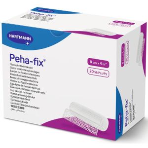 Peha-Fix hydrofiel elastisch fixatiewindsel 4 m x 8 cm 20 stuks