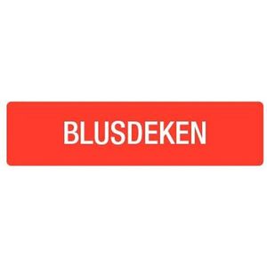 Blusdeken harde plaat 210x74
