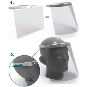 Gelaatscherm/Face Shield 350 x 350 mm