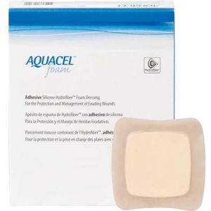 Aquacel Foam schuimverband adhesief 8 x 13 cm 10 stuks