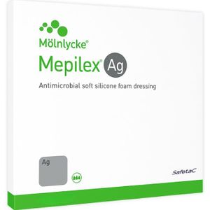 Mepilex Ag - Absorberend Schuimverband - 15 x 15 cm - 5 Stuks