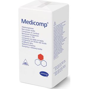 Medicomp gaasjes non woven 10 x 10 cm 4 laags 100 stuks
