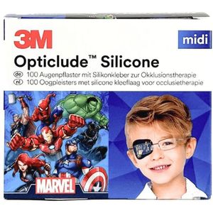 3M Opticlude Silicone oogpleisters Disney Midi Boys 100 stuks