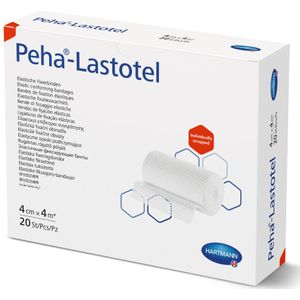 Peha-Lastotel elastisch fixatiezwachtel 4 m x 4 cm 20 stuks