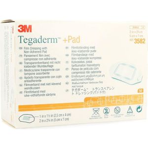 Tegaderm - +Pad - Transparant Verband - 5 x 7 cm - 50 Stuks