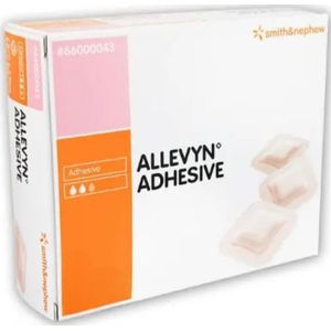 Allevyn Adhesive Schuimverband 12,5 x 12,5 cm 10 stuks