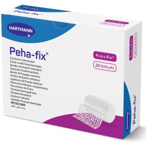 Peha-Fix hydrofiel elastisch fixatiewindsel 4 m x 4 cm 20 stuks