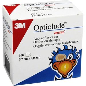 3M Opticlude oogpleisters Beige Maxi 100 stuks