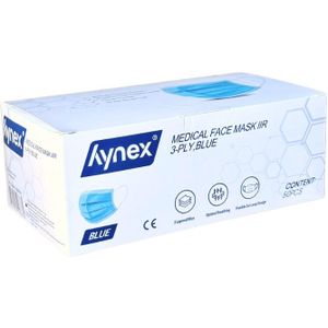 Hynex - Type IIR - Mondkapjes - Blauw - Wegwerp - 50 Stuks