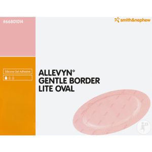 Allevyn - Gentle Border Lite - Schuimverband - Ovaal 13,1 x 15,2 cm - 10 stuks