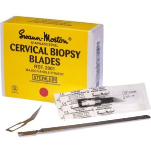 Swann Morton Steriele cervicale biopsiebladen 10 stuks