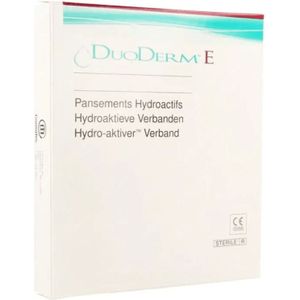 DuoDerm E hydrocolloïd verband 10 x 10 cm 5 stuks