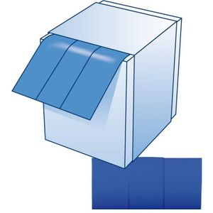 Pleister HACCP rol blauw detecteerbaar PE 5m x 6cm