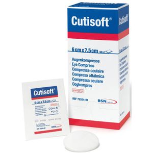 Cutisoft - Oogkompres - Steriel - 5,5 x 7,5 cm - 50 stuks
