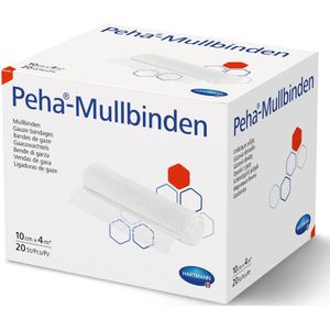 Peha-Mullbinden fixatiewindsel 10 cm x 4 m 20 stuks