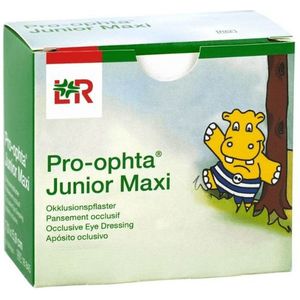 Pro-Ophta Junior Maxi oogpleisters 7,0 x 5,9cm 100 stuks