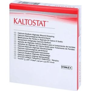 Kaltostat alginaat verband 5 x 5 cm 10 stuks