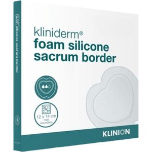 Kliniderm Foam Border Siliconen Schuimverband Sacrum 5 stuks