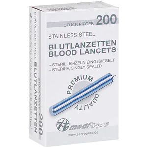 Bloedlancetten 200 stuks