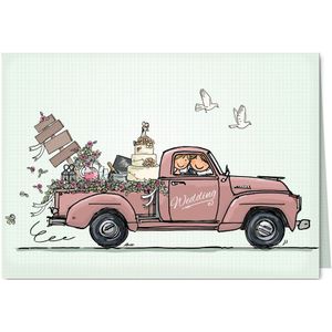 Felicitatie trouwen pick-up - AV