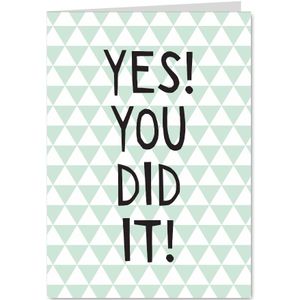 Geslaagd kaart algemeen patroon