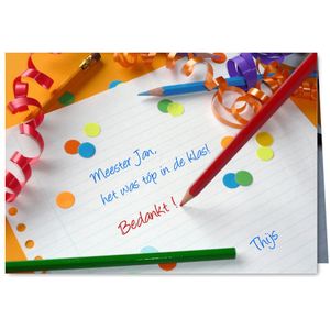 Bedankt Feestelijk Papier