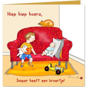 Er is een broertje geboren