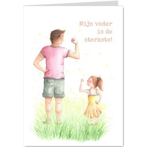 Sterke papa met dochter