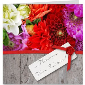 Hout lint en bloemen