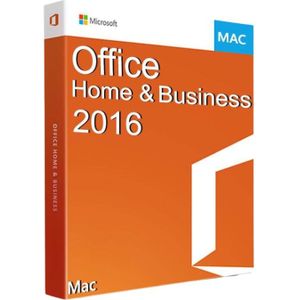 Microsoft Office Home & Business 2016 voor MacOS