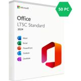 Microsoft Office 2024 Standard - 50 Gebruikers - Licentie voor Windows