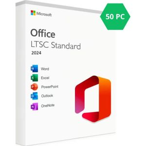 Microsoft Office 2024 Standard - 50 Gebruikers - Licentie voor Windows