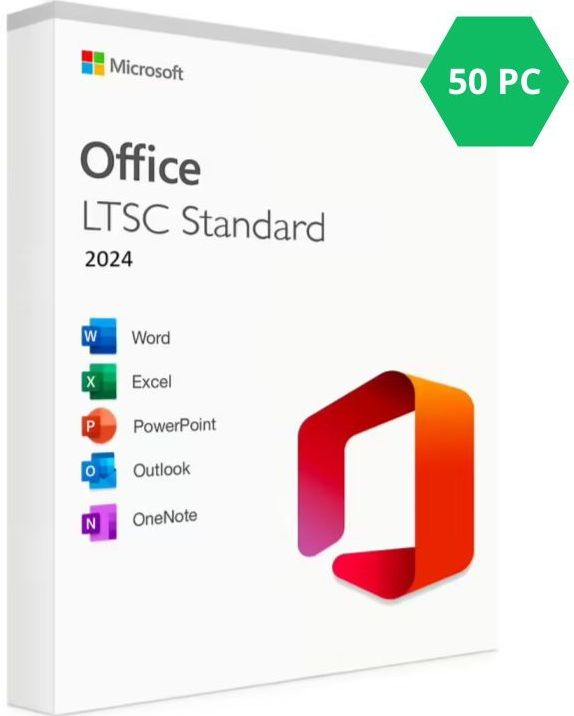 Microsoft Office 2024 Standard - 50 Gebruikers - Licentie voor Windows