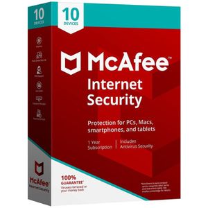 McAfee Internet Security 2022 - 10 gebruikers 1 jaar